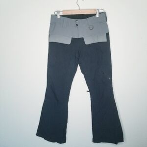 Neff Snowboard Pants Black Gray Insulated S